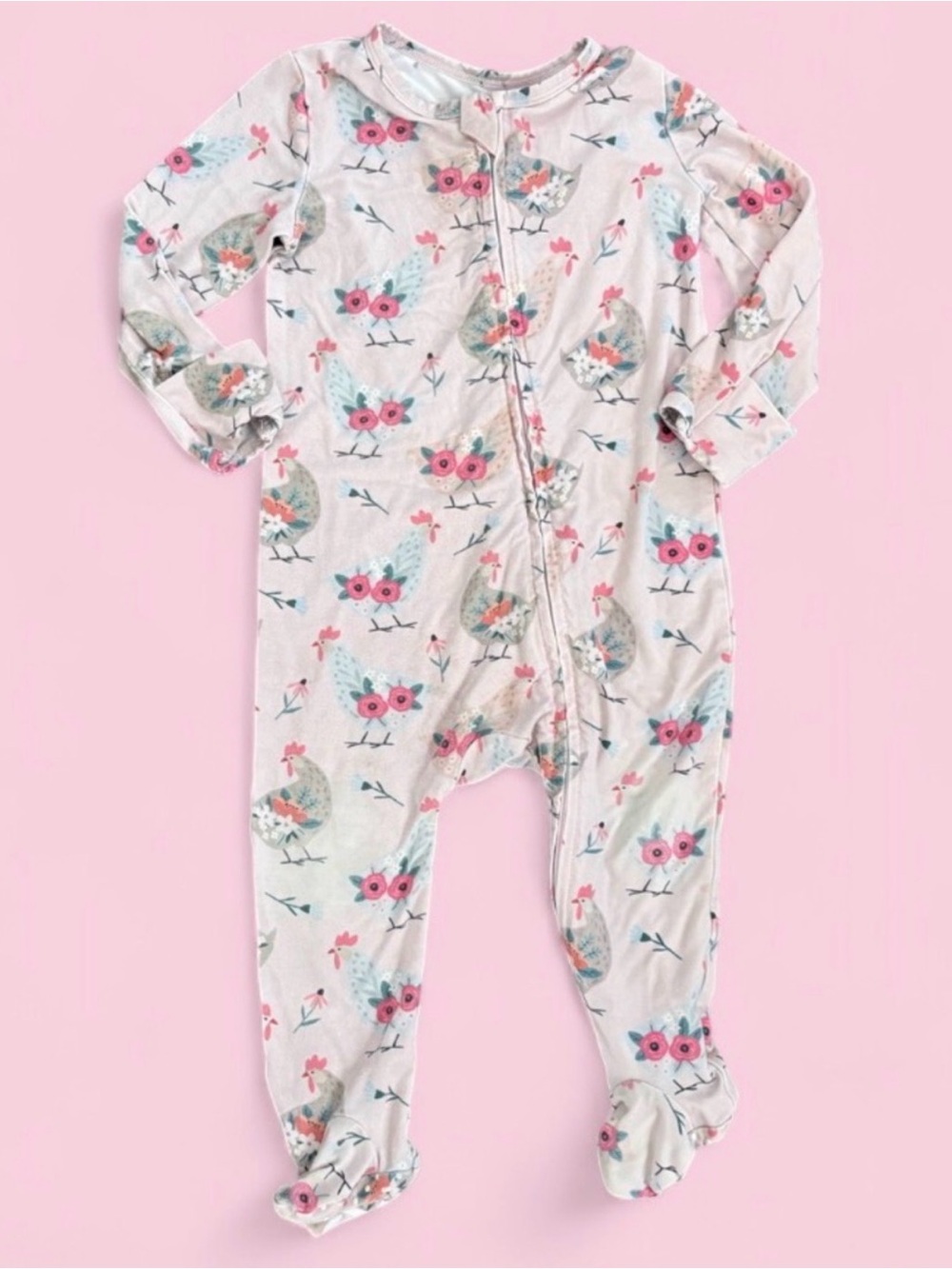 Caden Lane • Pink Chicken Pajamas